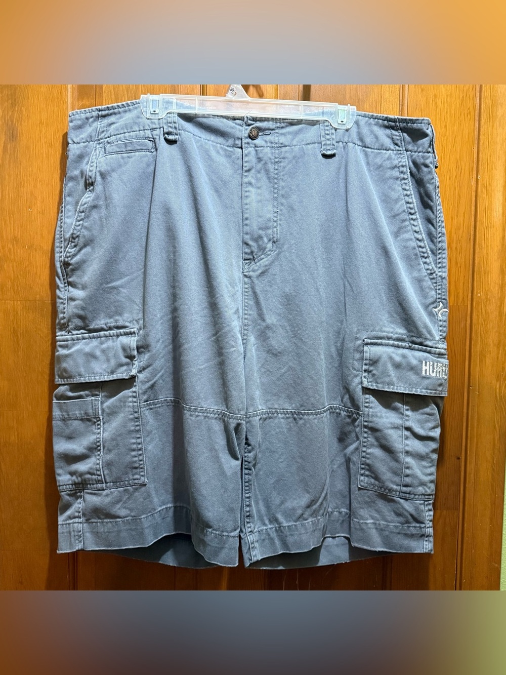 Hurley Men’s Light Gray/Greenish Color Cargo Shorts